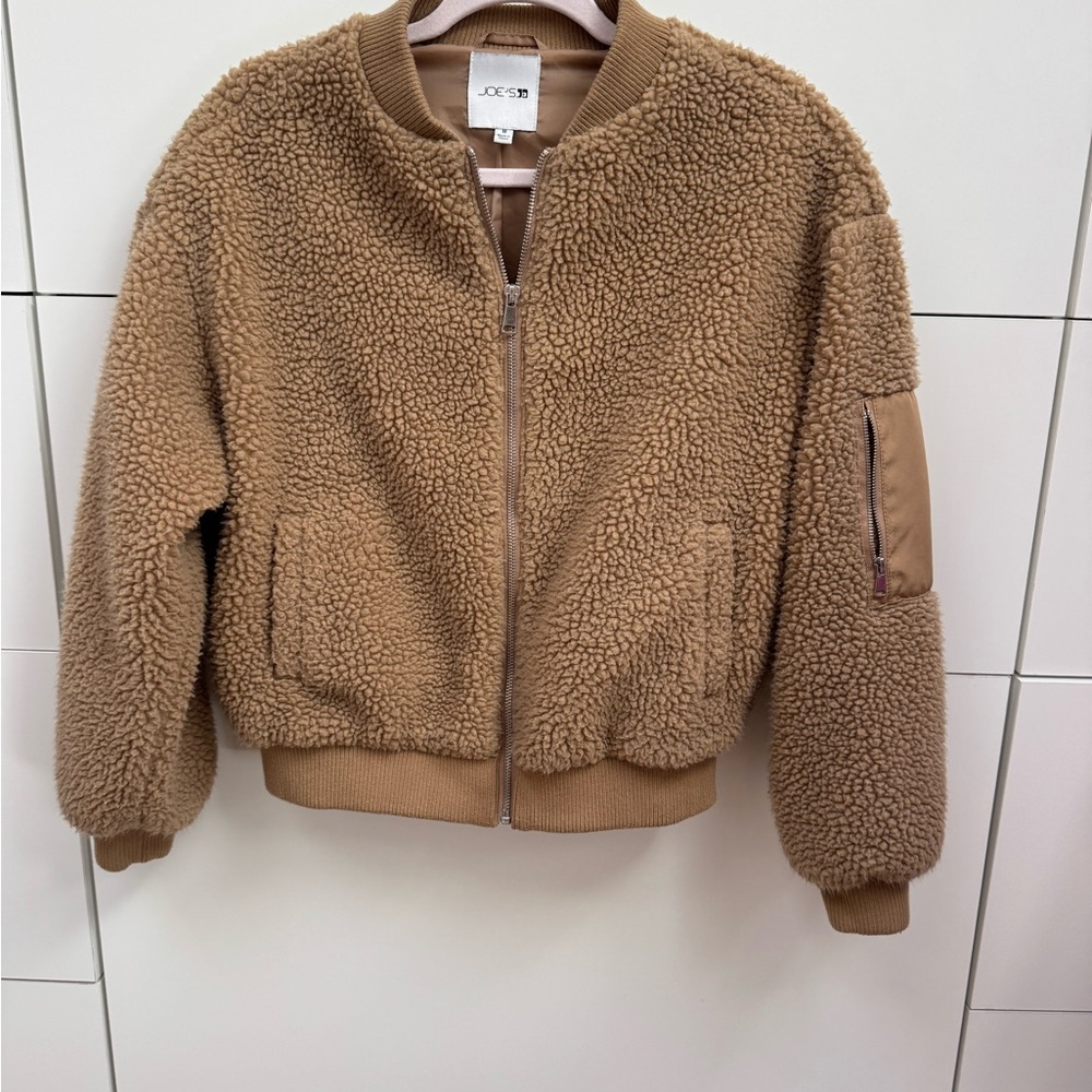 Joe's Jeans Tan Sherpa Jacket